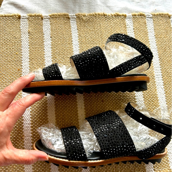 Zara beaded ankle wrap sandals - Size 7.5 (38) - Picture 4 of 8
